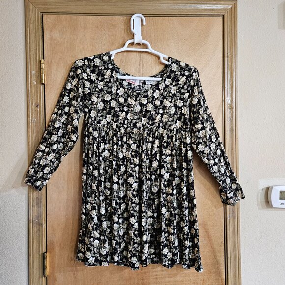 Denim Republic Blouse M Floral Babydoll cut - Picture 5 of 7